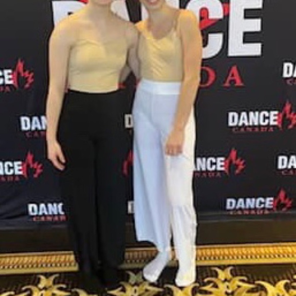 Weissman Two Piece Leotard & Wide Leg Pants Dance Costume